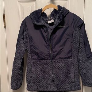 Columbia Kids Navy Jacket For Boys. Size L (14-1 super warm and nice
